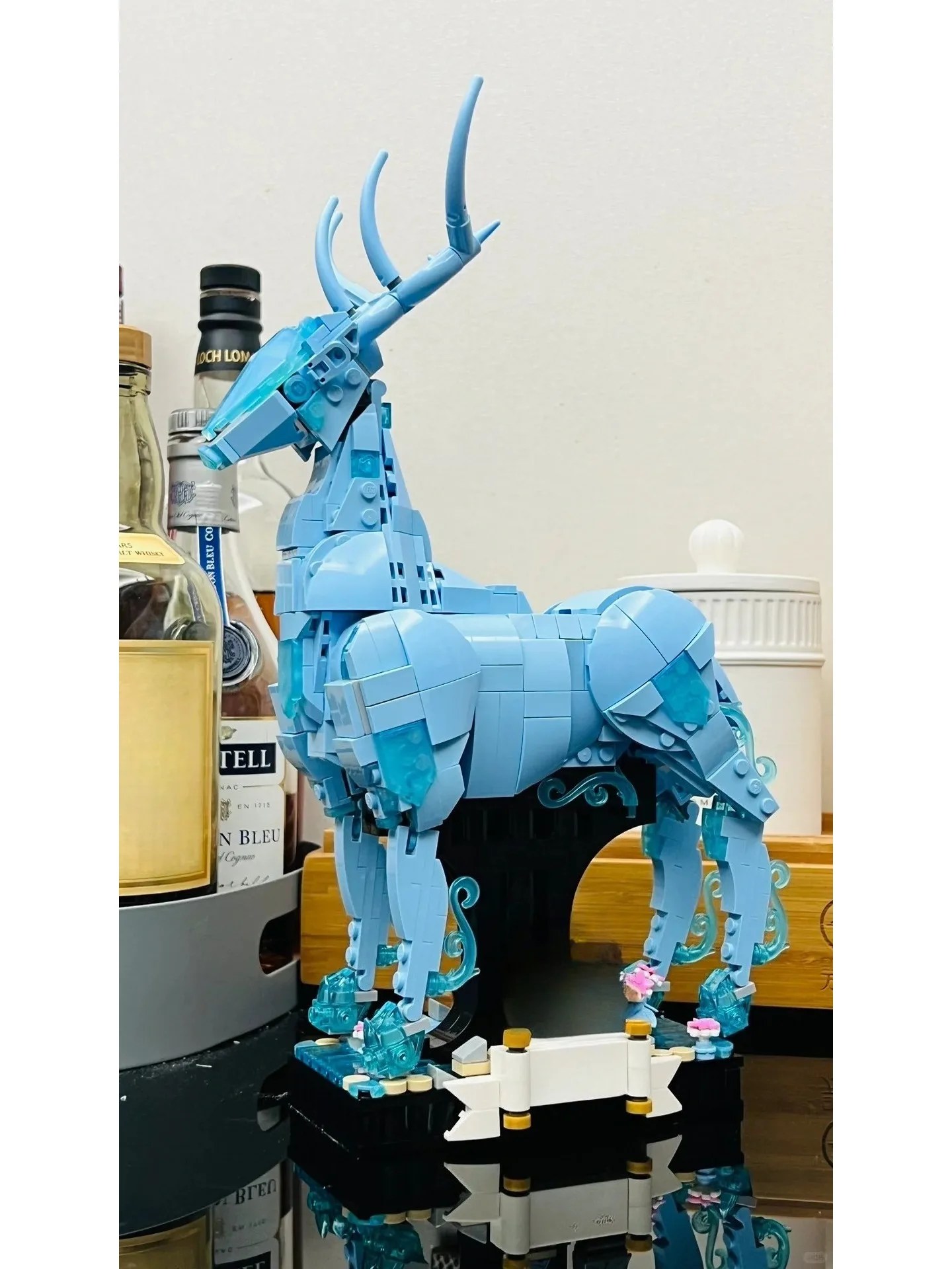 مجموعات مكعبات بناء الوحش من سلسلة الأفلام السحرية نموذج متوافق مع جزيئات ليغو مناسبة لهدايا عيد الميلاد 76414 #5