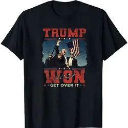 Pro President Donald Trump Supporter Men Cotton Tshirt Gifts Trump 2024 The Return Lady T-Shirt Trump Supporter Aesthetic Top