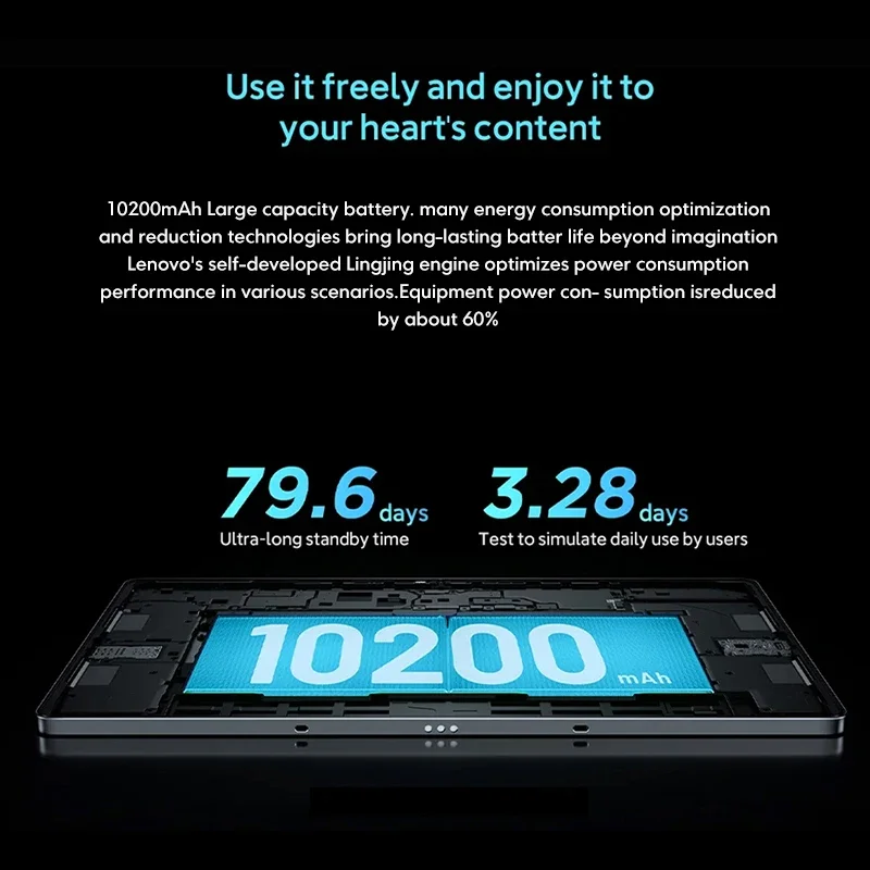 تابلت Lenovo Xiaoxin Pad Pro 2025 مقاس 12.7 بوصة أصلي لأبعاد ROM العالمي 8300 2.9K 144 هرتز شاشة أندرويد 14 10200 مللي أمبير في الساعة PC #3