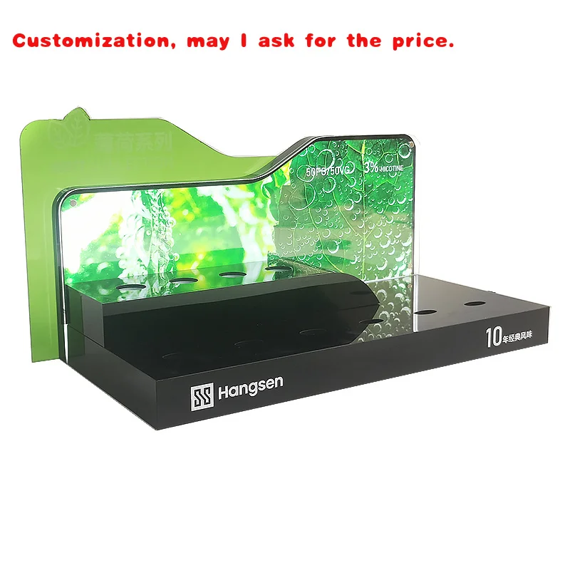 

на заказ. Заводской дымовой магазин Дисплей Акриловый распылитель с одним дисплеем и дисплей для розничного магазина