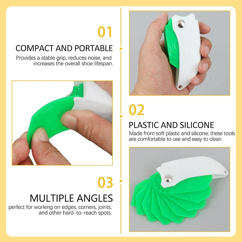 9-in-1 سيليكون أداة السد المهنية مانع التسرب نشر المشتركة مانع التسرب مفرشة ملعقة لإزالة نافذة البلاط الجص حافة #5