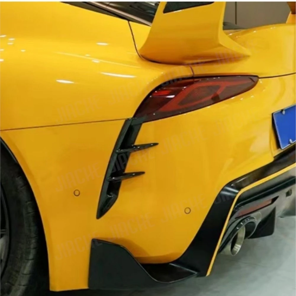 

Carbon Fiber Rear Bumper Lip Splitters Flaps for Toyota SUPRA A90 A91 2019-2024 Rear Canards Car Styling Exterior Trims