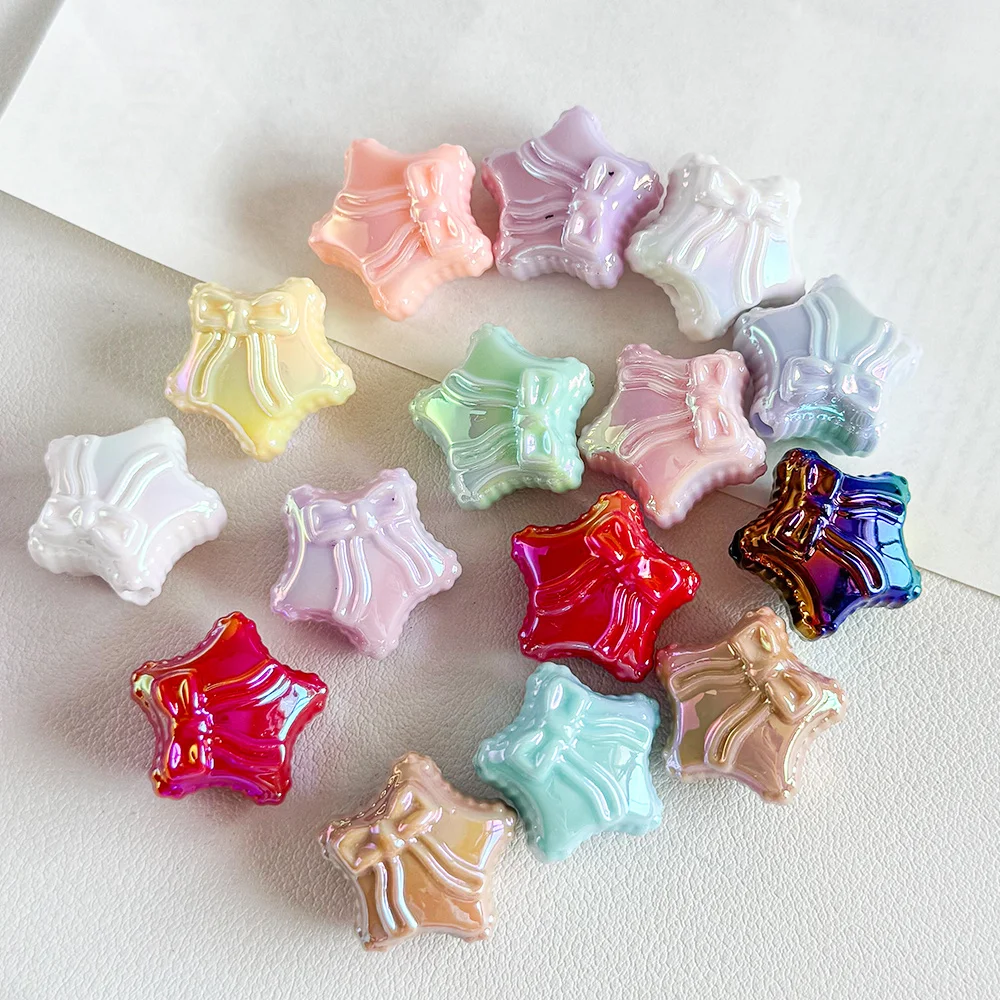 

Cordial Design 20*20MM 100Pcs DIY Beads/Aurora Effect/Star Shape/Acrylic Bead/Hand Made/Jewelry Findings & Components #19254