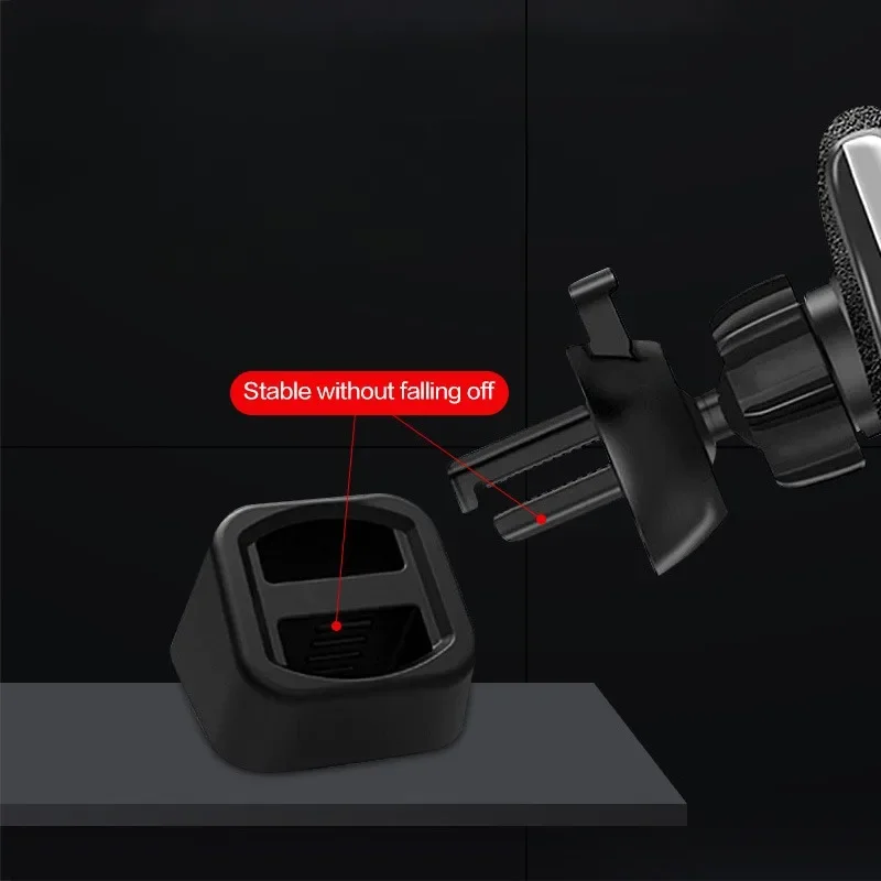 Universal Wireless Car Charger Stand  for All Phone Base Car Air Outlet Clip Bracket Base Cellphone GPS Stand Cradle Accessories
