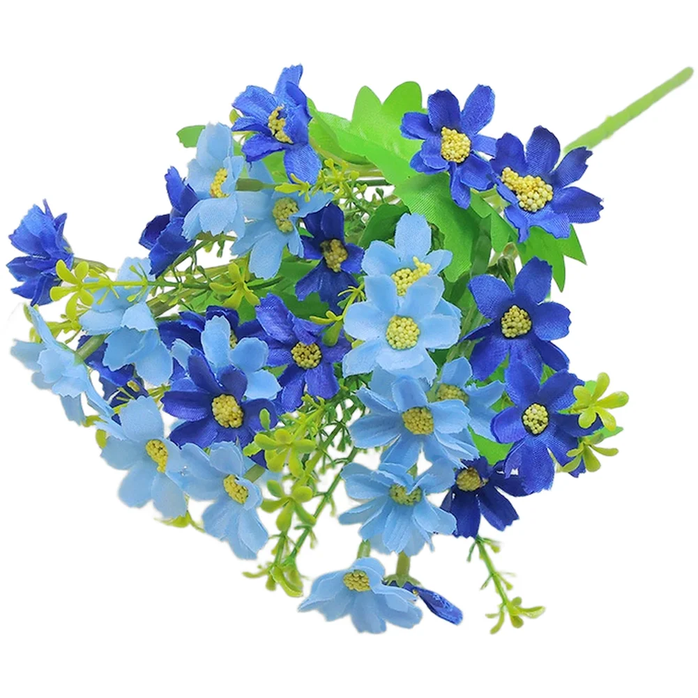 Silk Artificial Daisy Flowers 28 Heads for Home Decoration For Wedding Table Settings Photography Background Props
