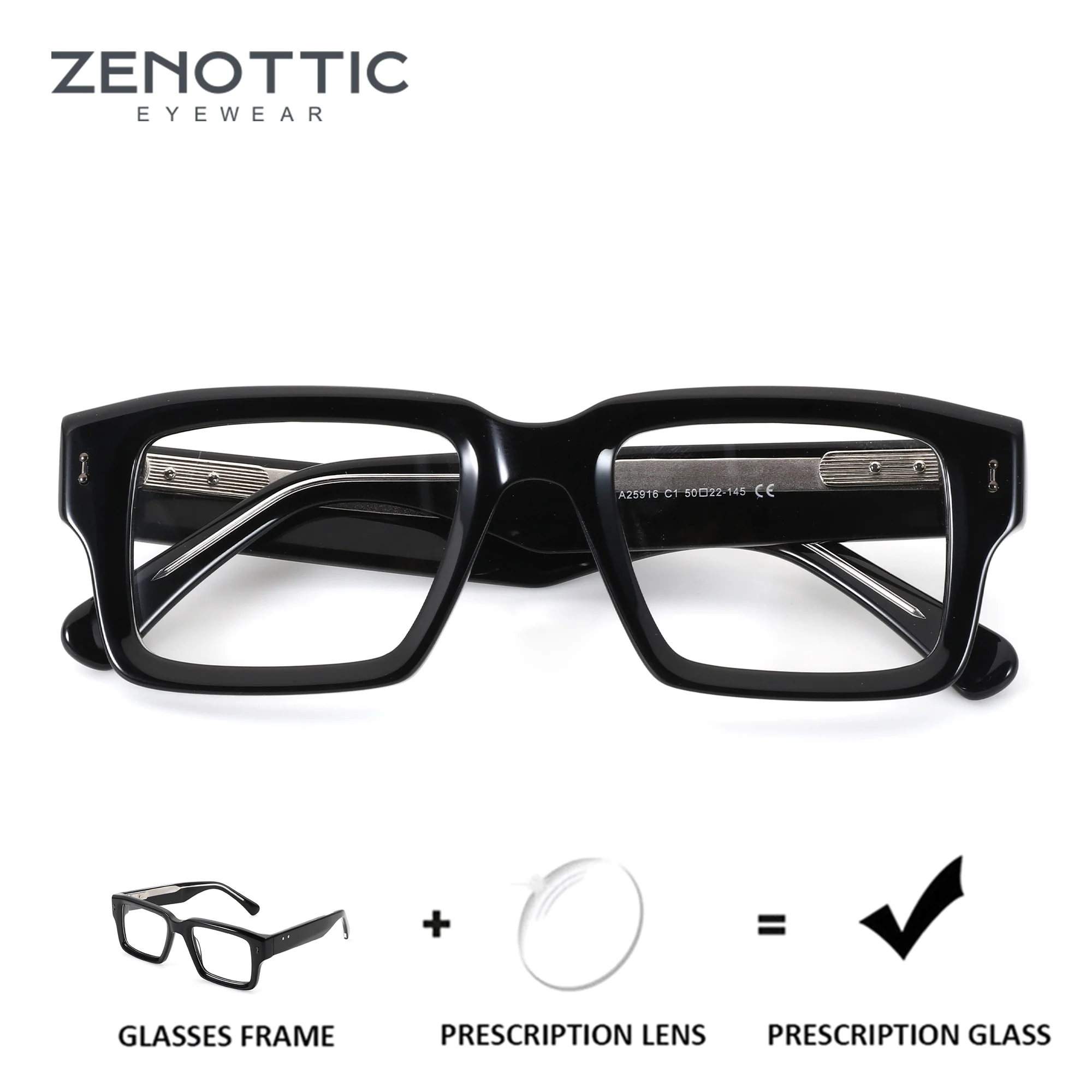 zenottic-s-サイズ-アセテート長方形処方眼鏡男性用多焦点メガネ進行性近視眼鏡