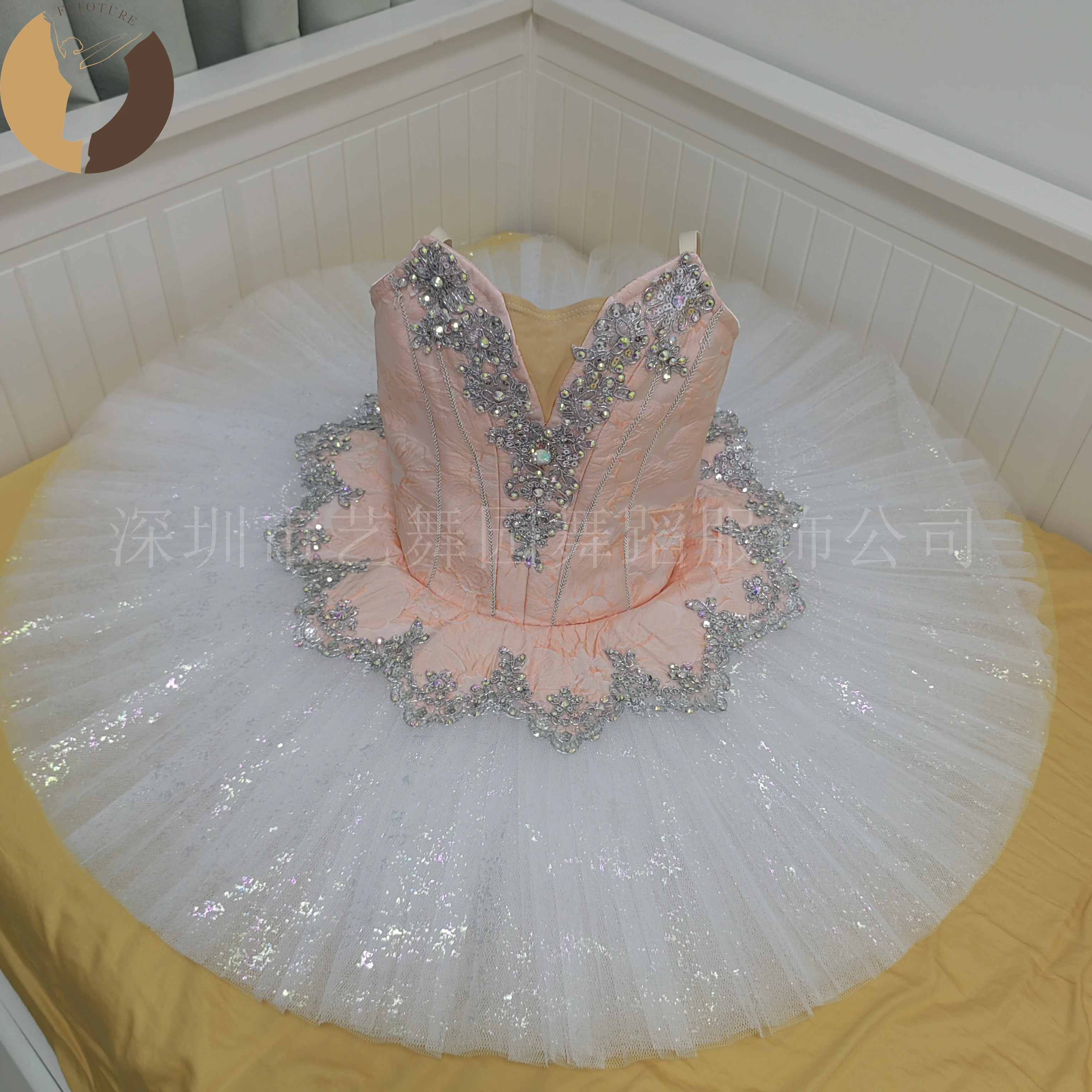 

FLTOTURE YN2056 High Quality Female Girls Kids YAGP Ballet Competition Paquita Raymonda Classical Platter Tutu Pancake Skirt