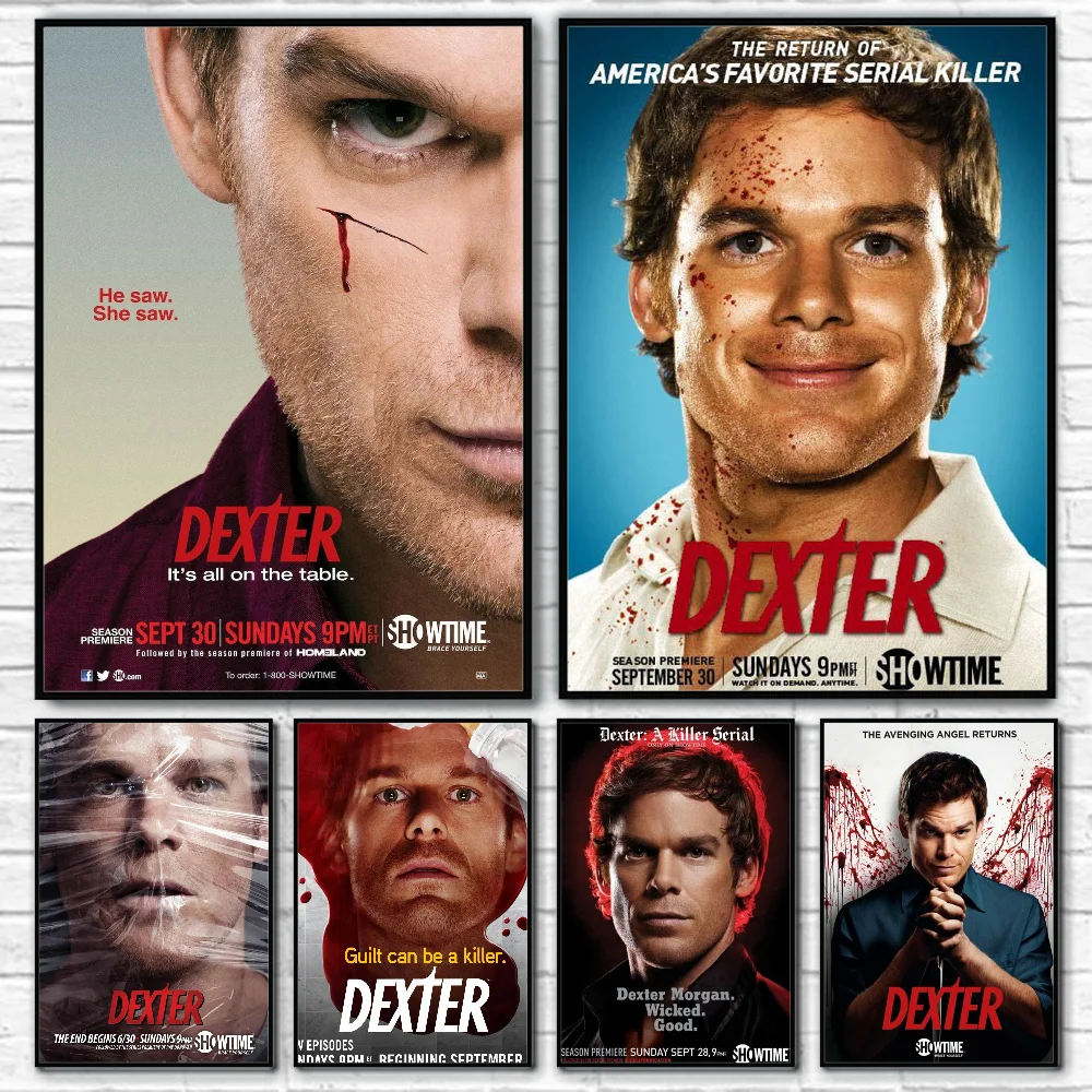 

Dexter Morgan TV horror series Poster Wall art print art suitable for living room bedroom bar parlor home decoration gift