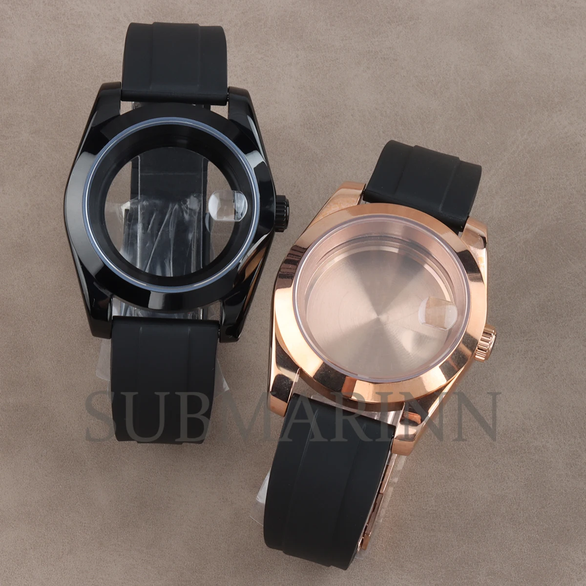 36mm-39mm-nh35-ウォッチケース-20mm-ラバーブレスレット-防水サファイアガラス-316l-ステンレススチール-デイトジャスト-nh35-nh36-ムーブメント用