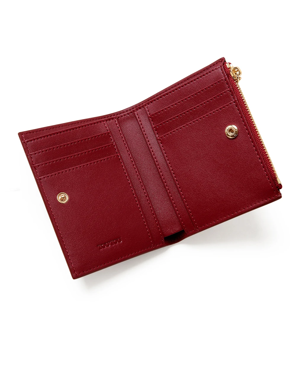 Toutou Red New Cowhide Wallet, ein leichter, kompakter roter Karten- und Münzbeutel, kleiner Damen-Geldbeutel, Kartenhalter, Caibu-Kartenetui – Detail 27