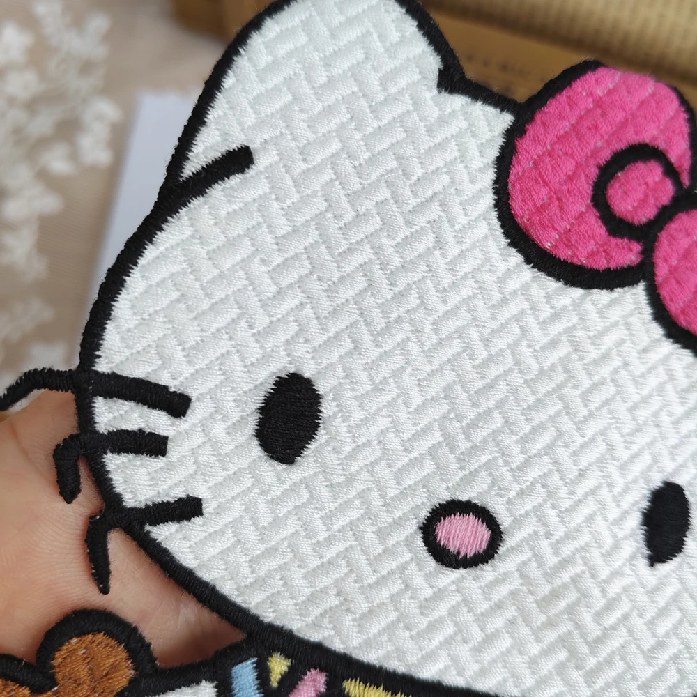Cartoon Cute Kitty Kitty Embroidery Cloth Patch Clothing Patch Repair Accessories Bag Decorative Cloth 24101002
