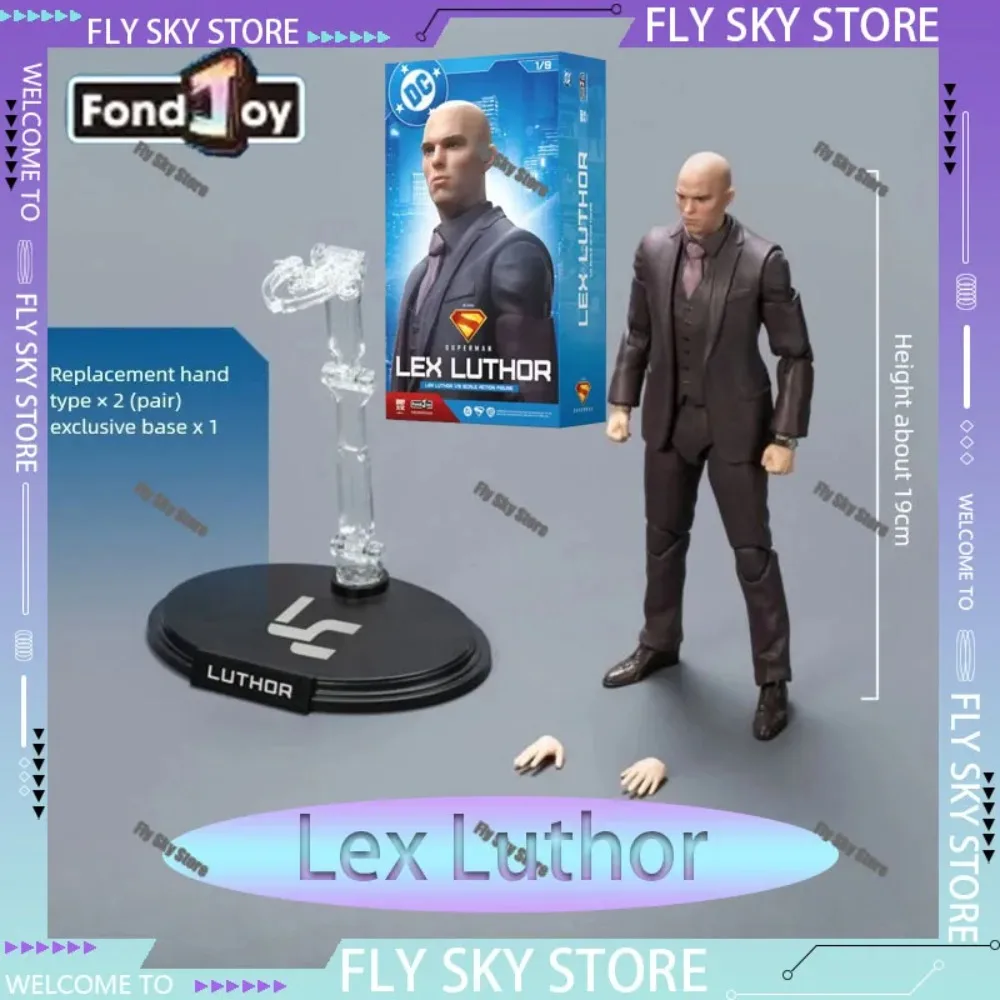 

19inch FondJoy Anime Figure Pan-Music DC Movie Superman Lex Luthor Action Figures Collectible Model Decorative Toys Gifts