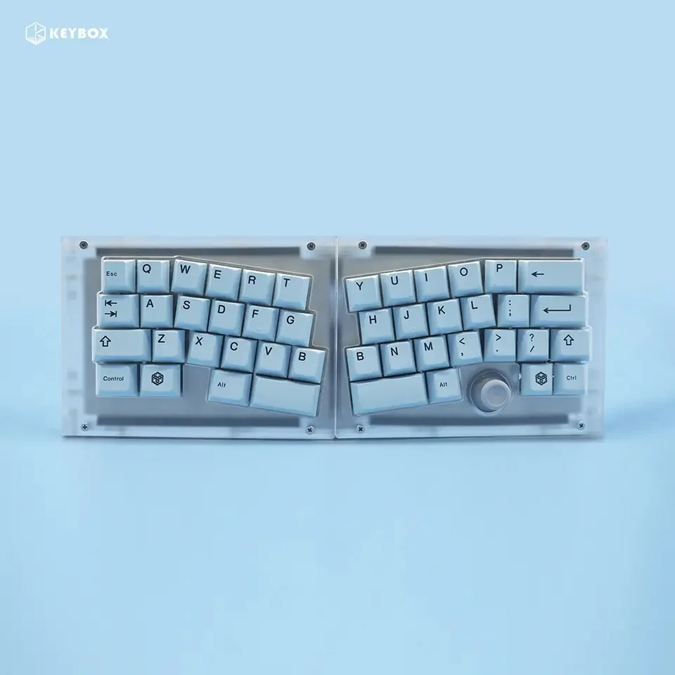 Libra Mini Keyboard Kit 40% Custom Ergonomics Alice Acrylic Planck Keyboard Transparent  Case Gasket ZMK Mechanics Keyboard Case