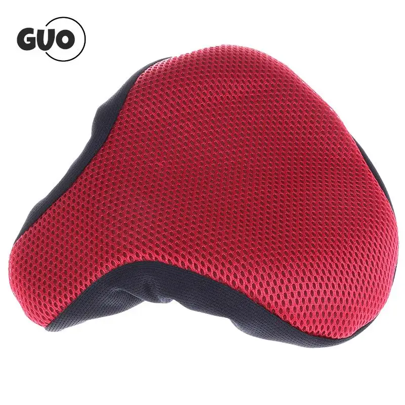 Bicycle Saddle 3D Soft Bike Seat Cover Cycling Net Seat Cushion Cycling Breathable Saddle Comfortable Bicycle Bike