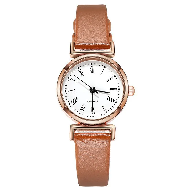 Cross-border hot sale female students digital Roman scale fine belt watch simple and exquisite ladies watch