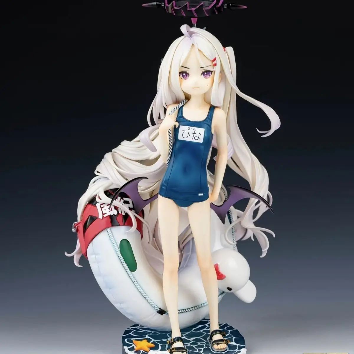 

Blue Archive Swimsuit Figure Anime School Idol Swimming Costume Collectible PVC Model Toy Second-Hand Cute Girl Doll