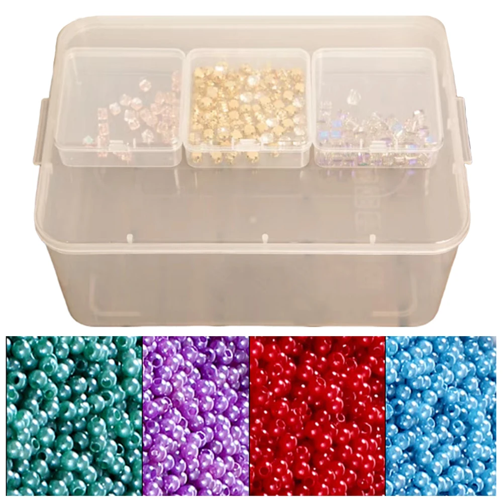 

24 Grid Plastic Jewelry Craft Storage Container for Craft Jewelry Beads Parts Storage for Beads Organizer Art DIY Crafts Jewelry