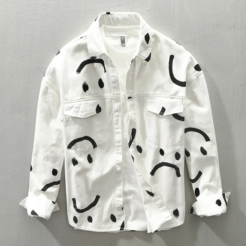 

New Stylish Long-sleeve Casual Cotton Brand Shirts For Men Fashion American And European Plus Size Top Clothing Camisa Masculina