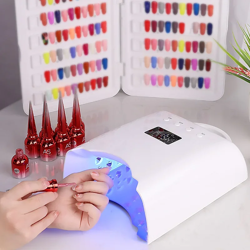 

Professional 78W Rechargeable Nail UV Lamp Wireless Gel Polish Dryer Manicure Portable Machine 4 Colors Nail Dryers