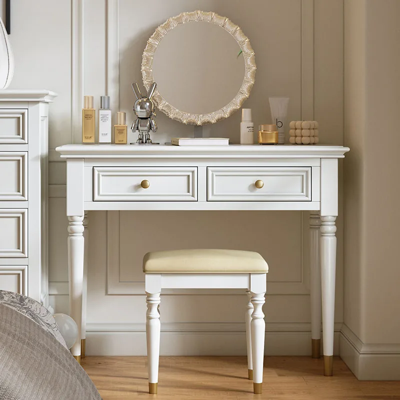 Living Room Makeup Vanity Table Accessories Mirror Chair Computer Dressing Table Coffee Dining Penteadeira Trendy Furniture