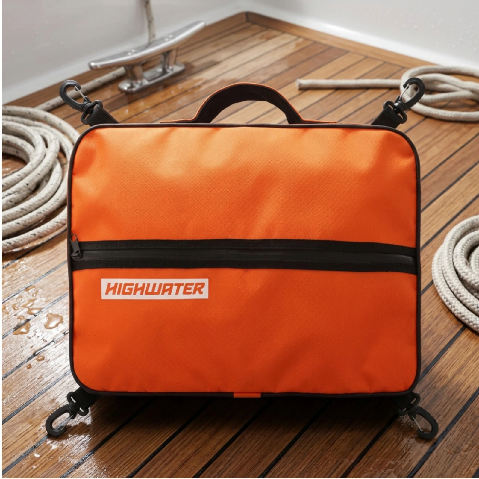 Picture 7: Paddleboard Deck Bag with Pockets Zippered Paddleboard Deck Bag Sturdy Lightweight for Paddleboarders, Paddleboarding, Kayaking