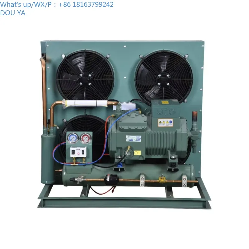 2026 Ruitong Factory Professional Energy Saving Refrigeration Equipment Semi Hermetic Bitzer Compressor Condensing Unit
