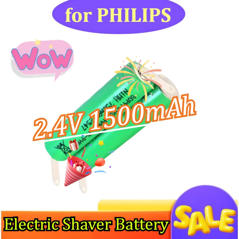 

Ni-MH AAA Battery 2.4V 1500mAh for PHILIPS Electric Shaver