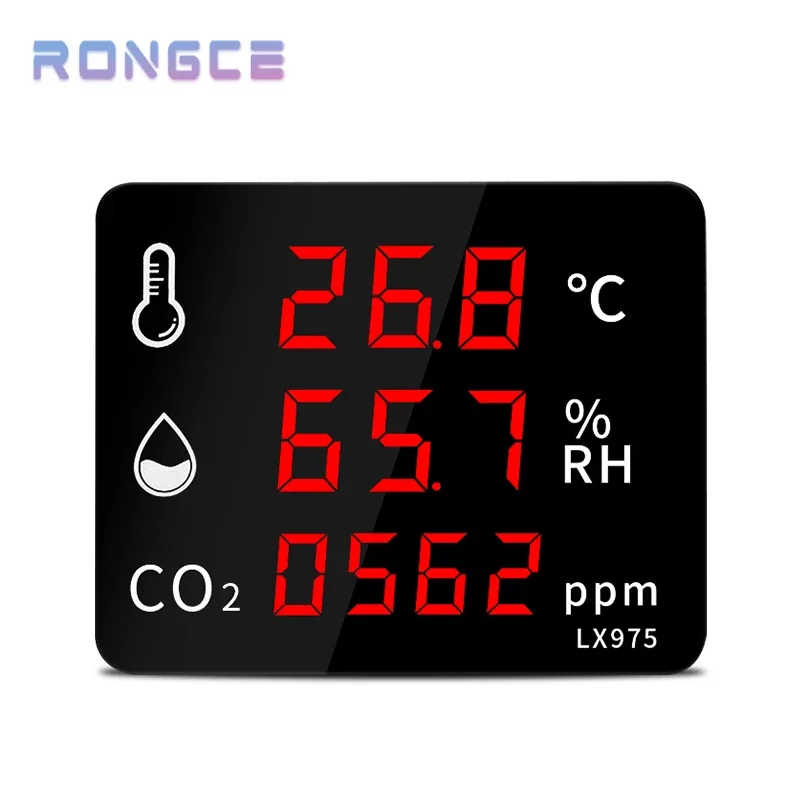 

High Quality LED Digital CO2 Meter Digital Temperature Humidity Sensor Outdoor Air Quality Monitor Carbon Dioxide Detector