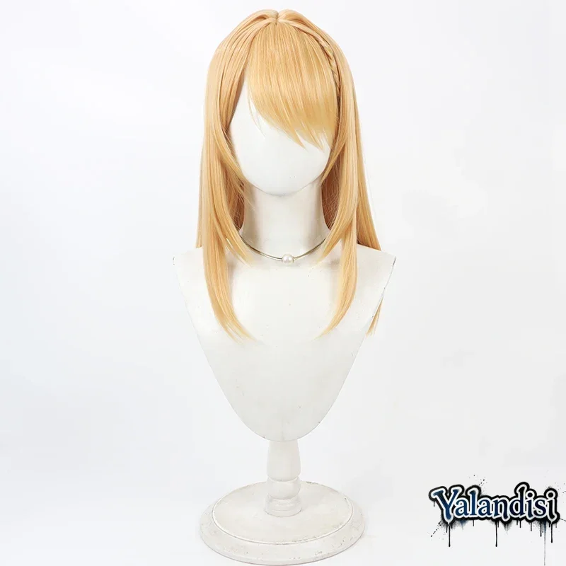 Yalandisi&Virtual YouTuber Kaminari Qpi Kaminari Kyuupi Cos Cosplay Wig Halloween Party Prop Synthetic Hair Heat Resistant Fiber