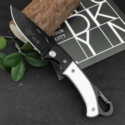 New 5980 Pocket Tactical Bearing Folding Knife 5Cr13Mov Blade Aluminum Alloy Handle Outdoor EDC Tool Camping Hunting Knives