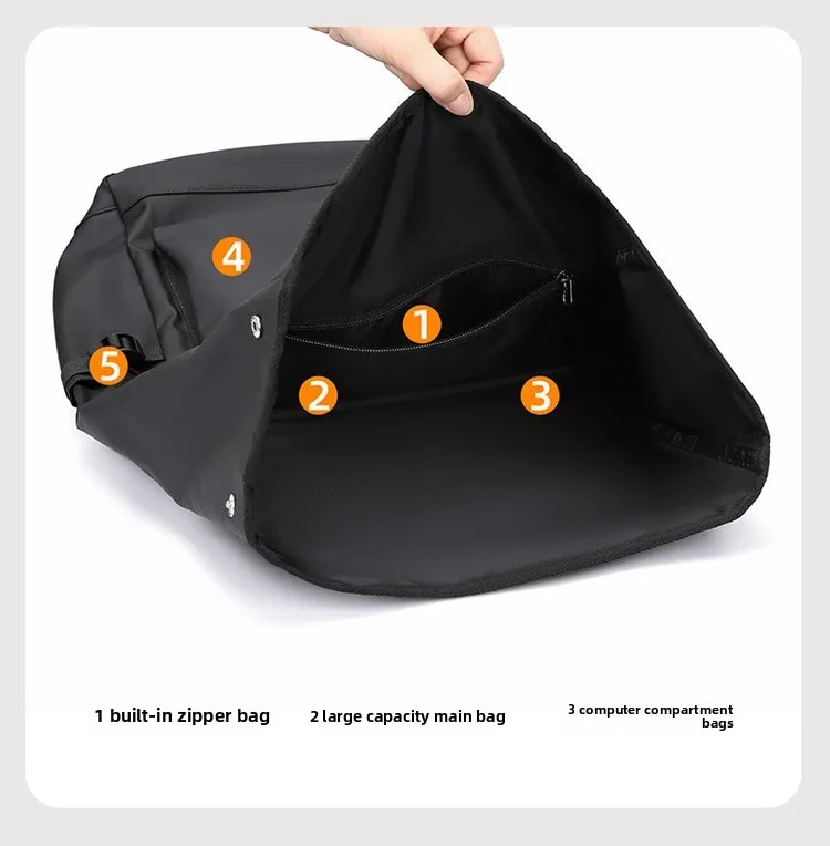 The New Business Backpack Is Simple, Fashionable and Versatile. It Is A Multi-functional Large-capacity Backpack for Laptops