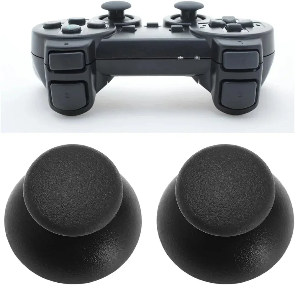 10-100pcs Analog Cover 3D Shell Thumb Stick Joystick Thumbstick Mushroom Cap For Sony PlayStation 3 PS2 PS3 Controller