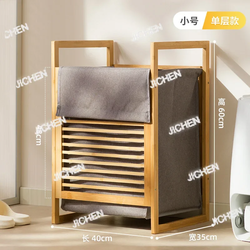 

ZQT Dirty Clothes Basket Toilet Rack Laundry Dirty Clothes Storage Basket Household Bathroom Dirty Storage Basket