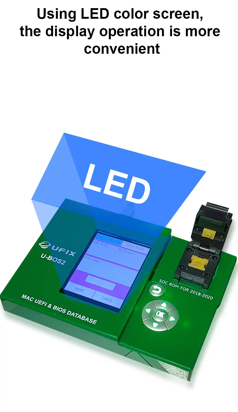UFIX U-BOS2 /MAC UEFI & BIOS DATABASE /Four writing sockets,one unversal board one U disk ,Support mac from 2008-2020