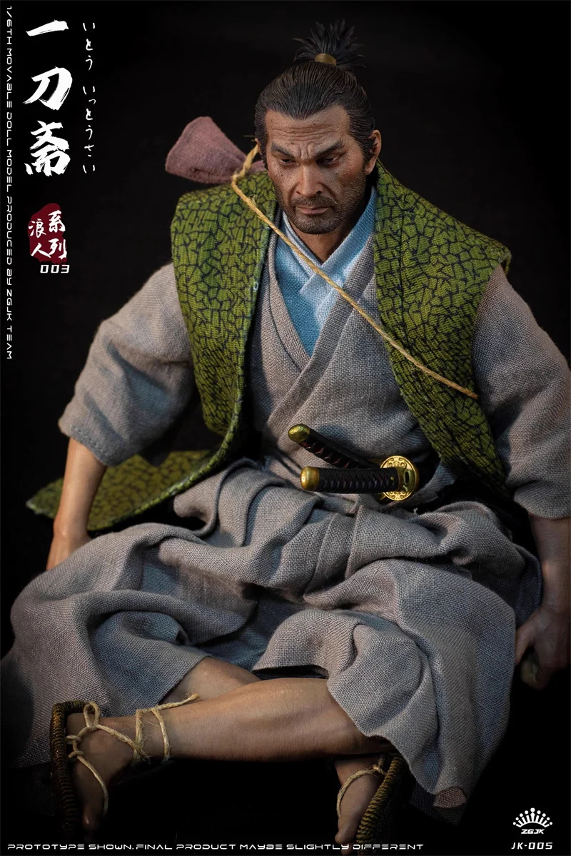 

ZGJKTOYS JK-005 1/6 масштаб мужской солдат Ronin Series Ito Ichinosa сменный теленка 12 дюймов полный набор Коллекционная фигурка модель