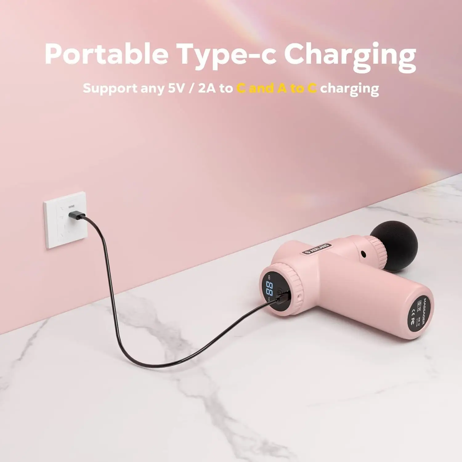 Рисунок 6 - Мини-массажный пистолет AERLANG-розовый