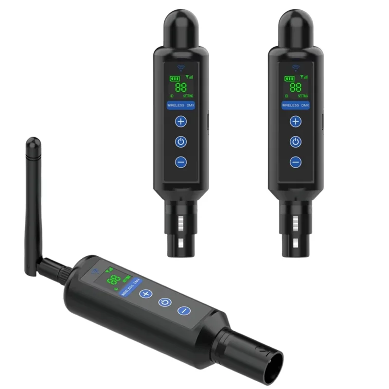 ABGI-Wireless 2.4G Kontroler DMX Bezprzewodowy Odbiornik Nadajnik do LED do Sterowania Oświetleniem Scenicznym, Disco, Imprezy, Baru