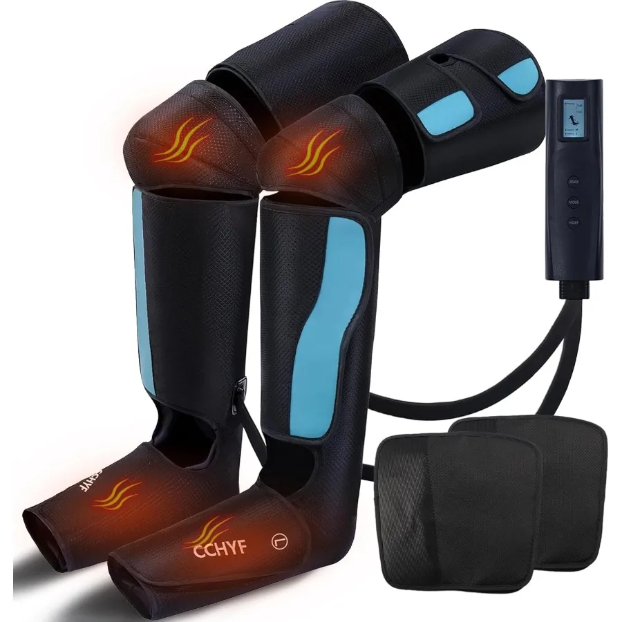 

Компрессионный массажер для ног 3 в 1 с подогревом для улучшения кровообращения и облегчения мышц. 3 режима массажа, 3 уровня интенсивности.