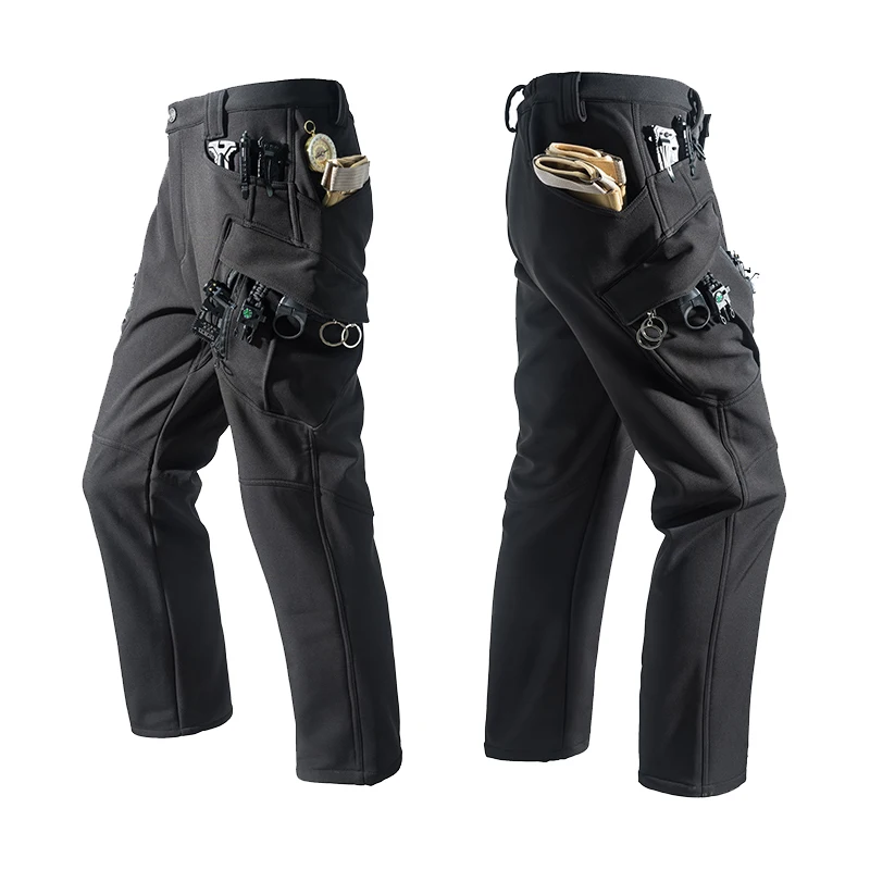 Herren City Gargo Winter Taktische Haifischhautjacken Wanderhose Angeln Klettern Trekking Lässige Jagd Campinghose M-5XL – Detail 27