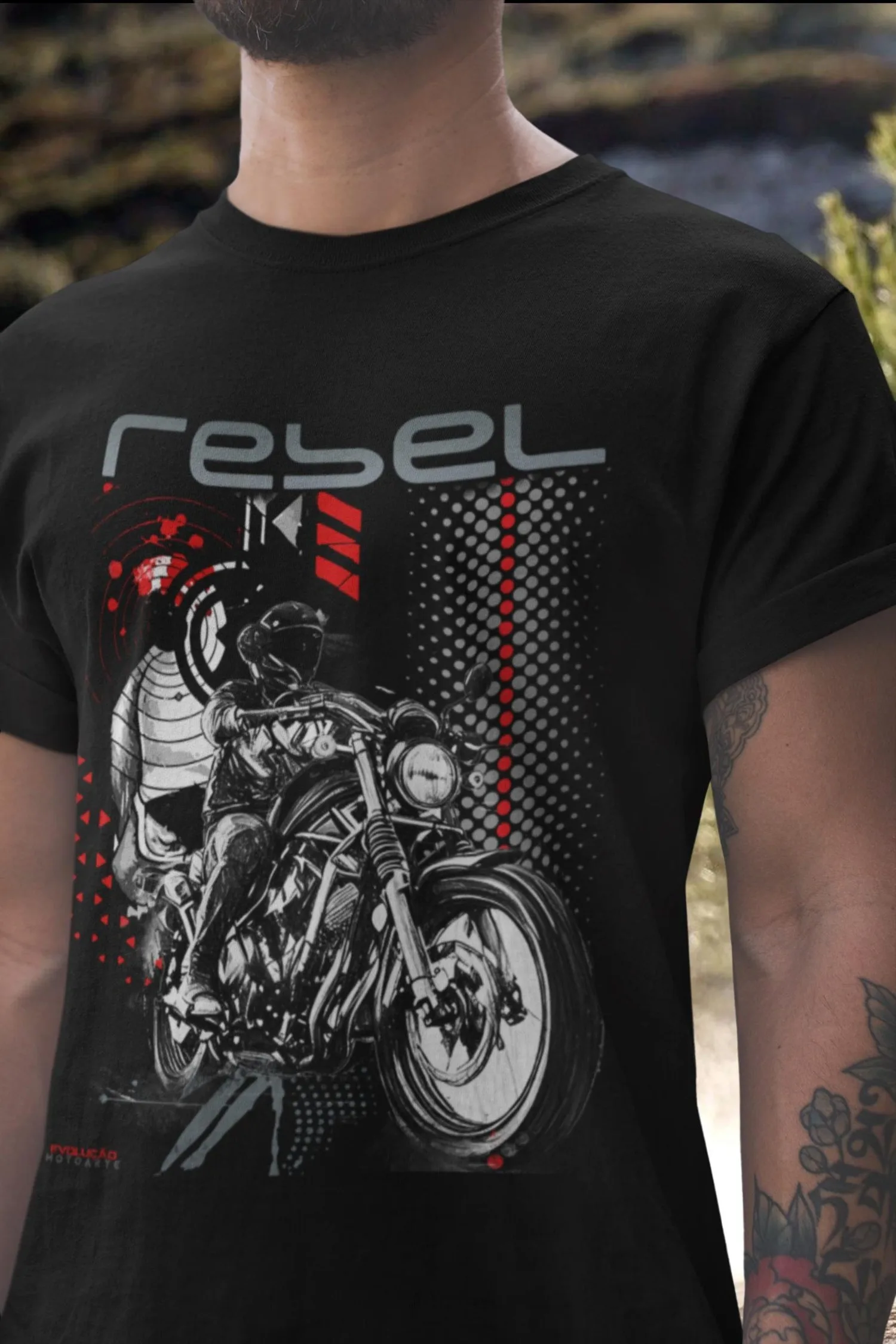 539 @ Ey H.Onda Rebel 500 T Shirt Cmx Cruiser Bobber Moto Tee Personalizzato Bike Rider Graphic Top Stile Urbano Regalo Per Rebel 300Fa-image