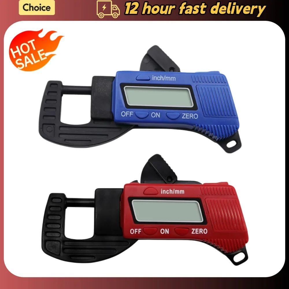 Digital Thickness Gauge 0.01mm Mini Dial Thickness Gauges Meter Carbon Fiber Composite Meter Width Measurement Tools