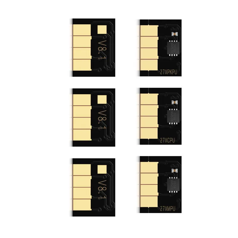 New Upgrade Cartridge Chip HP727 Chip For HP DesignJet T920 T930 T1500 T1530 T2500 T2530 Printer (PBK C M Y GY MBK) printer