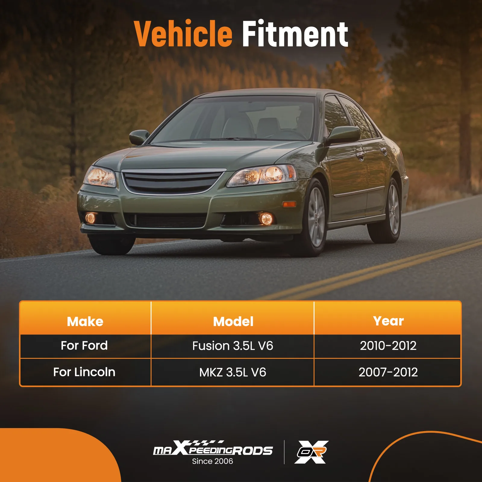 

Комплект опор двигателя и трансмиссии для Lincoln MKZ Ford Fusion 3.5L 2007-12 EM4255