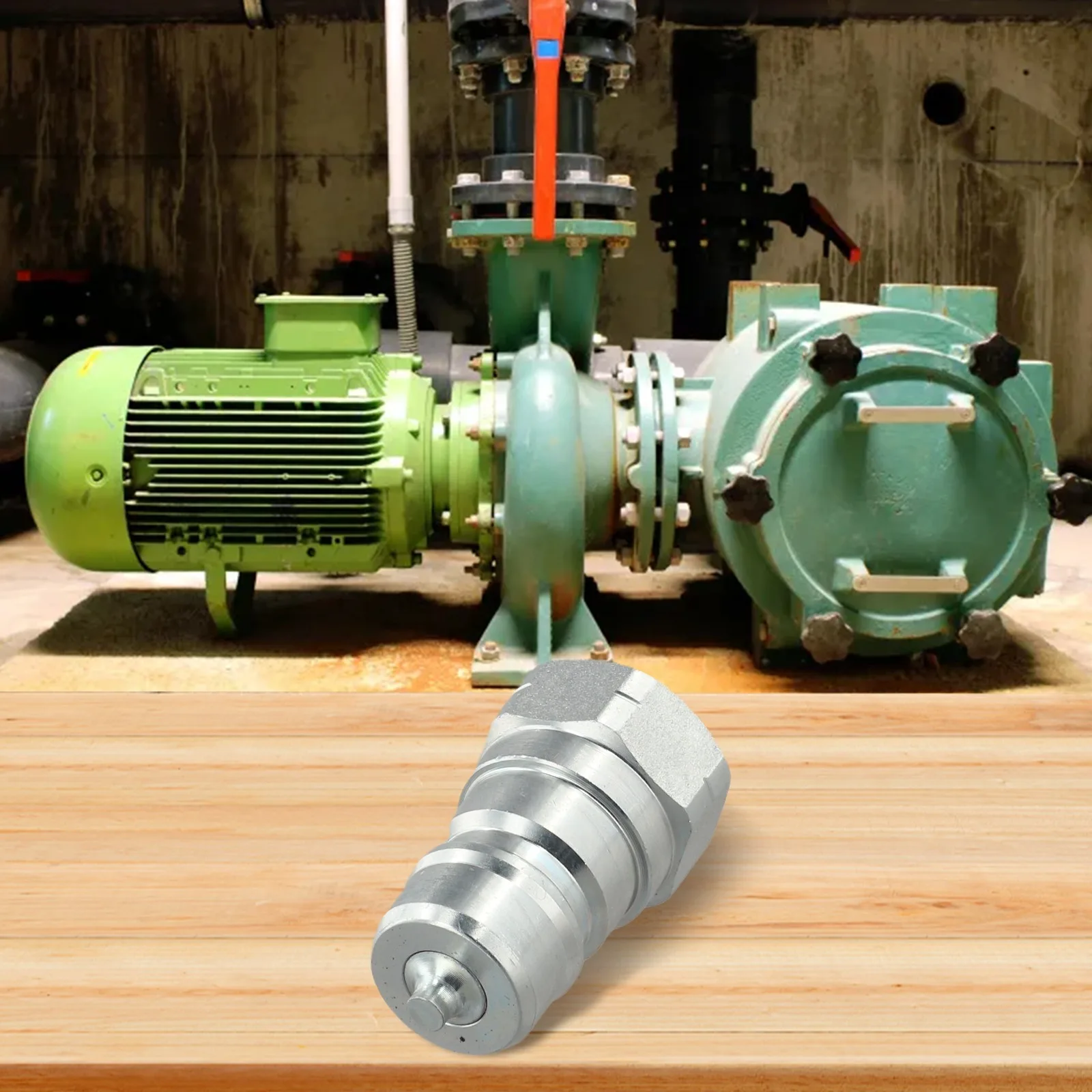 For Jacks And Pumps NPT 1 4-female NPT Threaded Coupler Automotive Hydraulic Quick Coupler Connector Tapered Valve Core