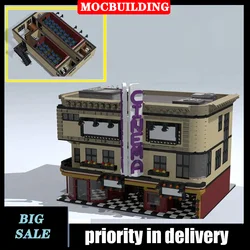 City Street View Building Cinema Model Building Block Assembly Movie Collection Series Birthday Gift Toys