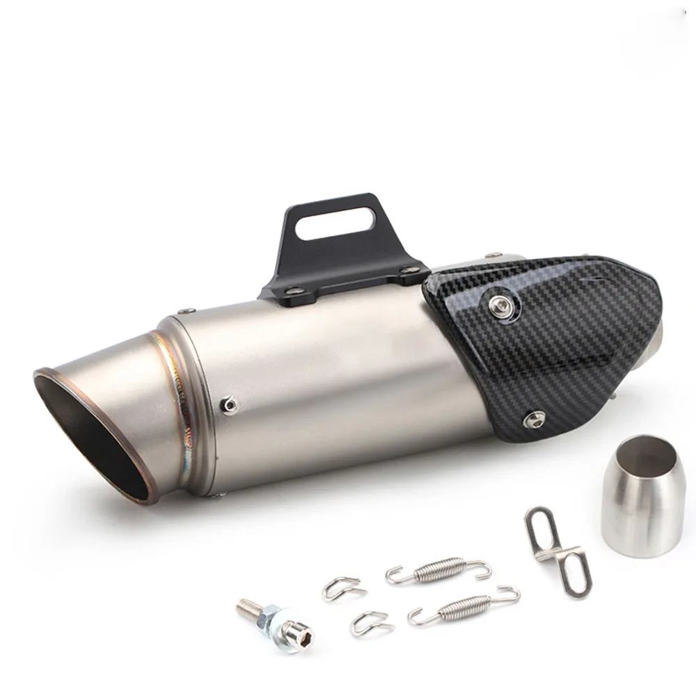

Motorcycle Universal 51/60MM Exhaust Muffler Motorcycle Exhaust Systems Muffler For Pcx Nmax Aerox Z400 Z250 Z650 Cbr150r