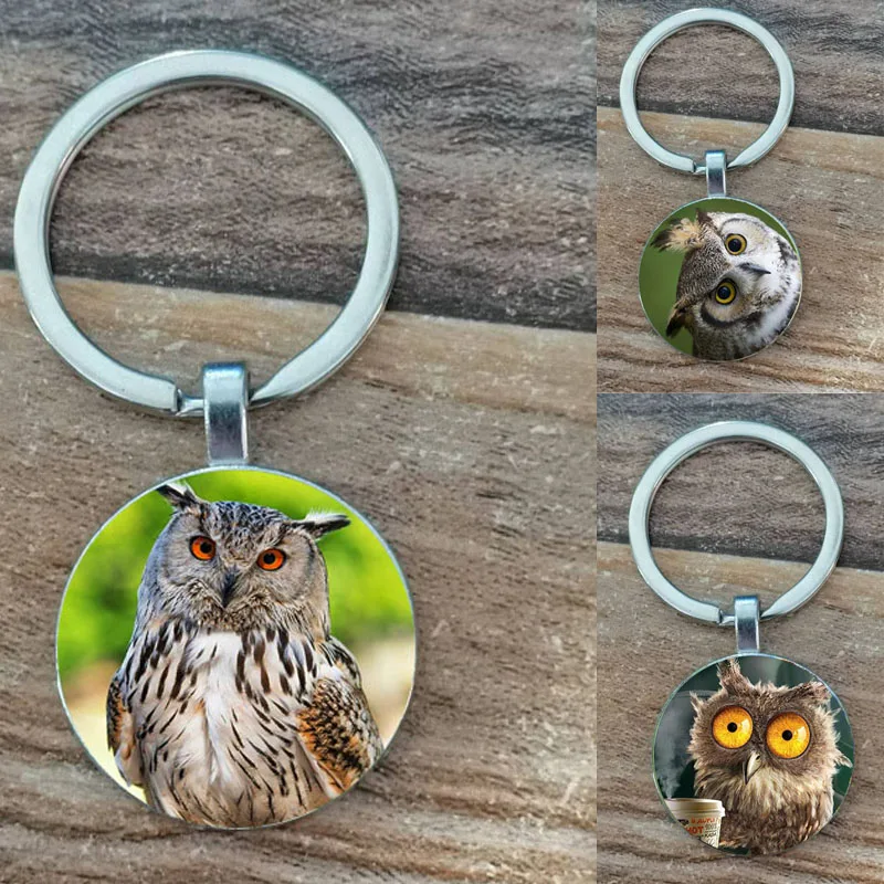 Брелок-из-сплава-в-виде-совы-Брелок-для-ключей-с-изображением-животных-для-мужчин-и-женщин