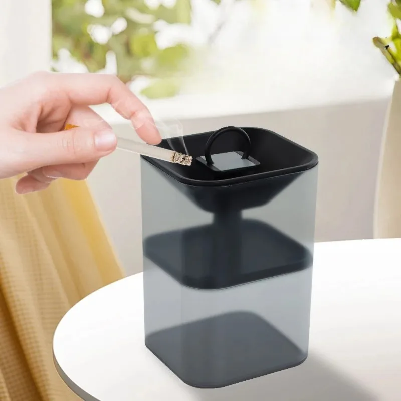 Ashtray Creative Trend Living Room Household Dustproof Ashtray Office Personality Hourglass Windproof Ashtray