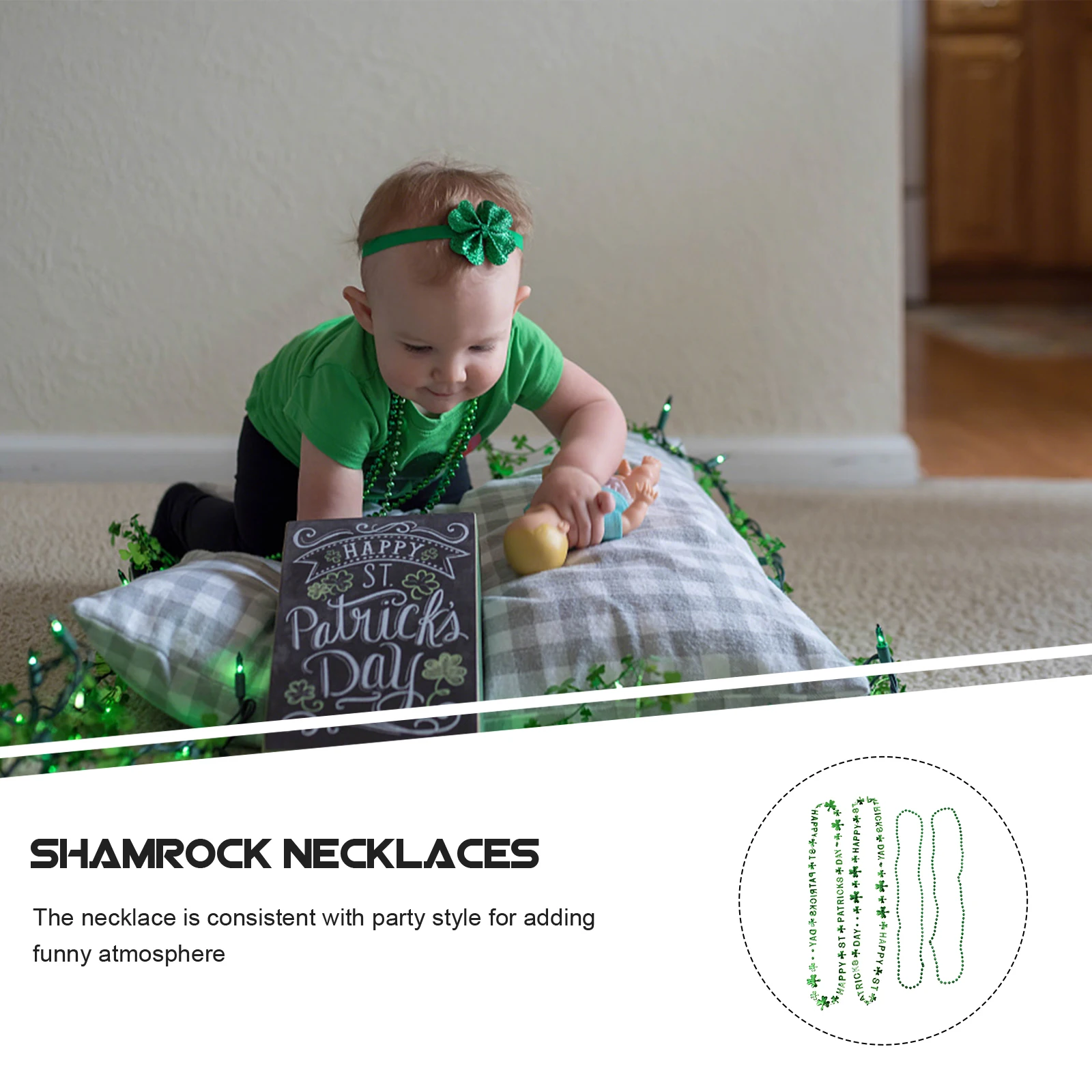 

St Paddys Day Accessories Patricks Necklaces Patty's Party Festival Jewelry