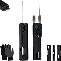 2025 New Lock Pick Set Professional Locksmith Tools, Lock Picking Fidget Set, Compact and Portable Rake Pick Clock (Comes with a